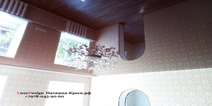 глянцевые натяжные потолки